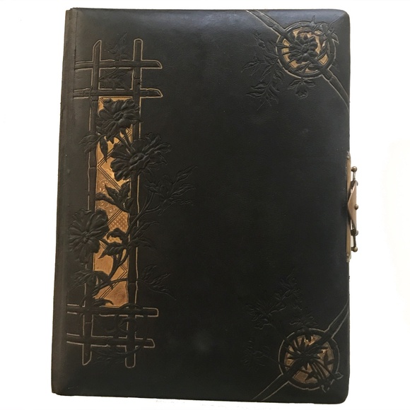 1892 Antique Leather Photograph Album - Picture 1 of 8